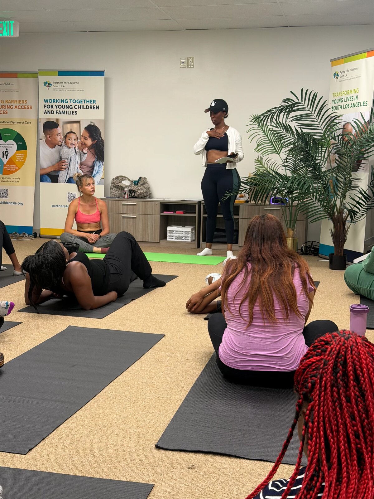 Photo from Life Skills Program Parent Wellness Series: Pilates Session